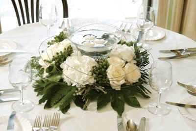 Table flower display
